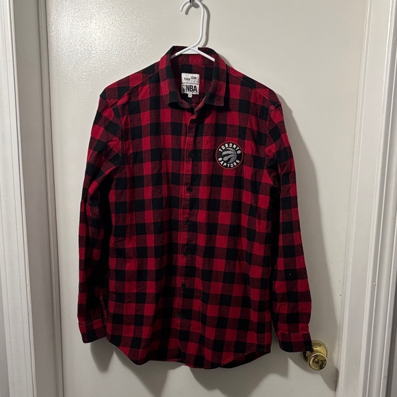 Frank & Oak Other - ❤️‍🔥Frank & Oak Red and Black Plaid Button Down Shirt